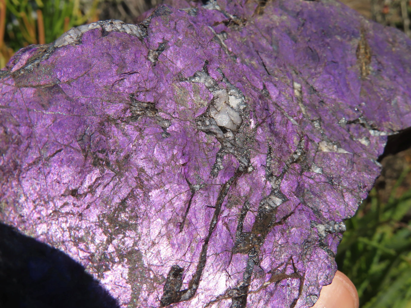 Natural Rough Purpurite Specimens x 2 From Namibia - TopRock