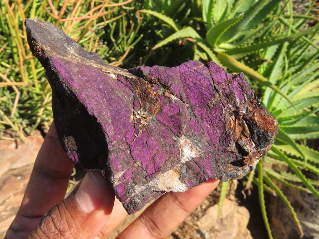 Natural Rough Purpurite Specimens x 2 From Namibia - TopRock