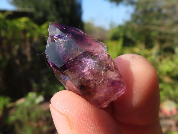 Natural Small Smokey Amethyst Crystals  x 35 From Chiredzi, Zimbabwe