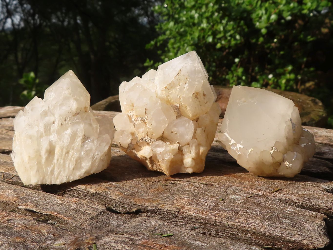 Natural Highly Selected "Cathedral Peak" Quartz Crystals  x 14 From Madagascar - Toprock Gemstones and Minerals 