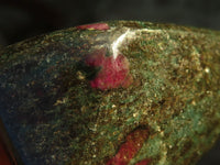 Polished  Fluorescent Ruby Corundum In Chrome Verdite Free Forms x 4 From Zimbabwe - Toprock Gemstones and Minerals 