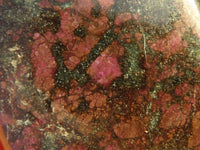 Polished  Fluorescent Ruby Corundum In Chrome Verdite Free Forms x 4 From Zimbabwe - Toprock Gemstones and Minerals 