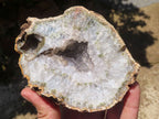 Natural Crystal Centred Agate Geodes  x 4 From Zululand, South Africa - TopRock