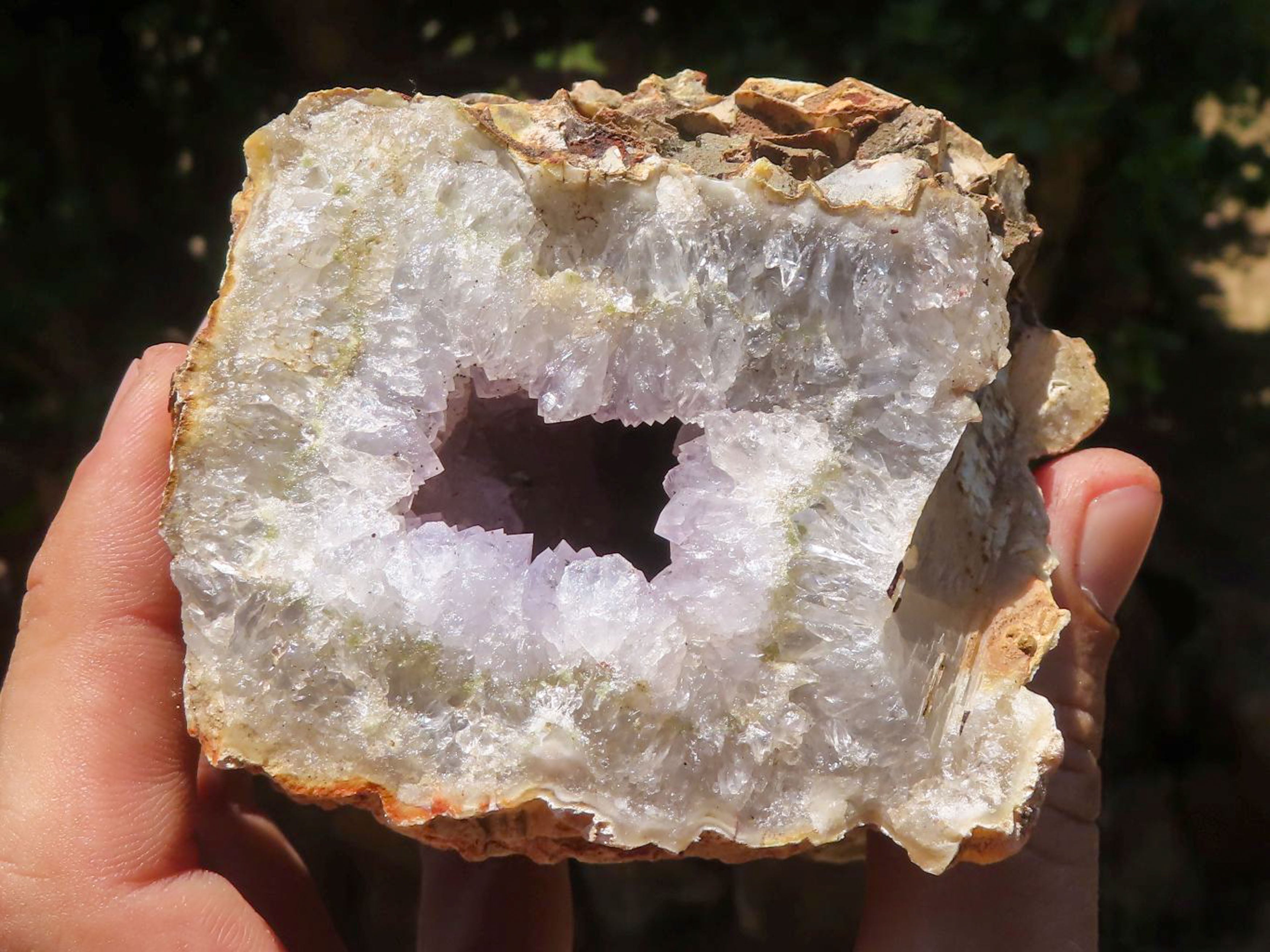 Natural Crystal Centred Agate Geodes  x 4 From Zululand, South Africa - TopRock