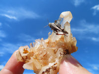 Natural Small mixed Hue Quartz Cluster Specimens  x 24 From Madagascar - TopRock