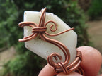 Polished Mixed Copper Wire Wrapped Jewellery Pendants x 7 From Congo - TopRock