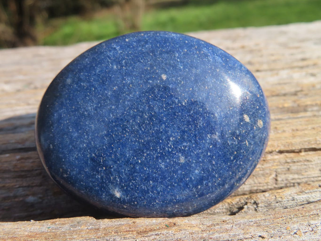 Polished Blue Lazulite Gallets x 20 From Ambatofinandrahana, Madagascar - TopRock