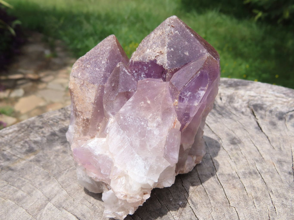 Natural Zambian Amethyst Quartz Clusters x 2 From Mumbwa, Zambia - TopRock