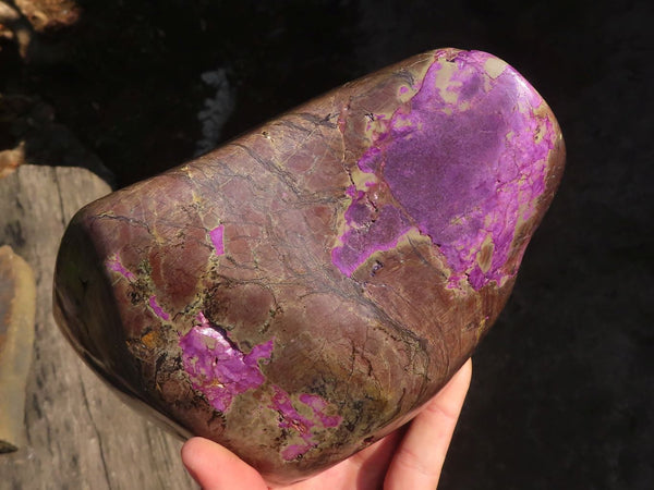 Polished XXL Stichtite & Serpentine Free Form  x 1 From Barberton, South Africa
