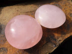 Polished Gemmy Pink Rose Quartz Palm Stones  x 12 From Madagascar - Toprock Gemstones and Minerals 