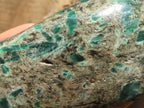 Polished Rare Emerald Mica In Matrix Standing Free Forms x 2 From Mutoko, Zimbabwe - Toprock Gemstones and Minerals 