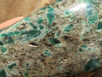 Polished Rare Emerald Mica In Matrix Standing Free Forms x 2 From Mutoko, Zimbabwe - Toprock Gemstones and Minerals 