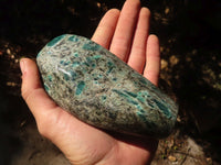 Polished Rare Emerald Mica In Matrix Standing Free Forms x 2 From Mutoko, Zimbabwe - Toprock Gemstones and Minerals 