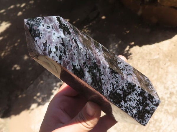 Polished Large Merlinite Gabbro Point  x 1 From Madagascar - TopRock
