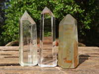 Polished Lovely Mixed Selection Of Quartz Points  x 12 From Madagascar - Toprock Gemstones and Minerals 