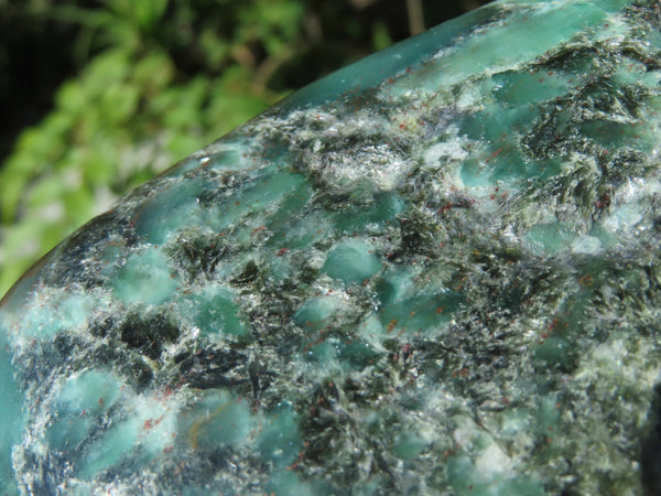 Polished Emeralds In Matrix Standing Free Forms x 2 From Zimbabwe - TopRock