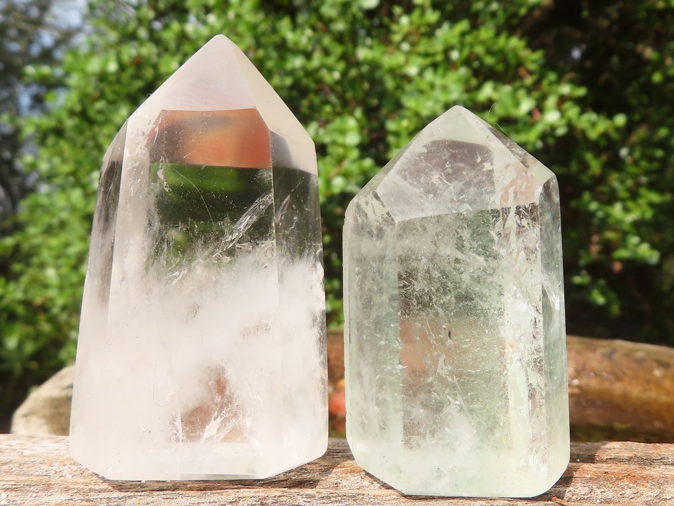 Polished Lovely Mixed Selection Of Quartz Points  x 12 From Madagascar - Toprock Gemstones and Minerals 