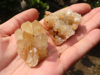 Natural Mini Golden Limonite / Lemonite Quartz Specimens  x 70 From Zambia - Toprock Gemstones and Minerals 