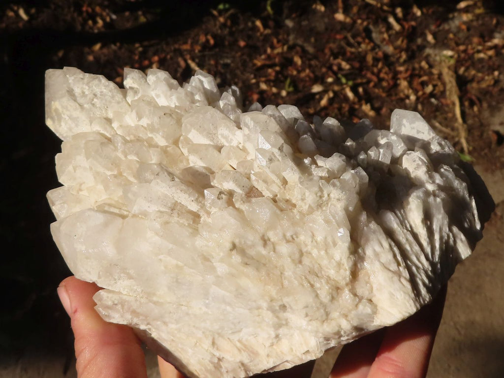 Natural Pineapple / Candle Quartz Clusters  x 2 From Madagascar - Toprock Gemstones and Minerals 