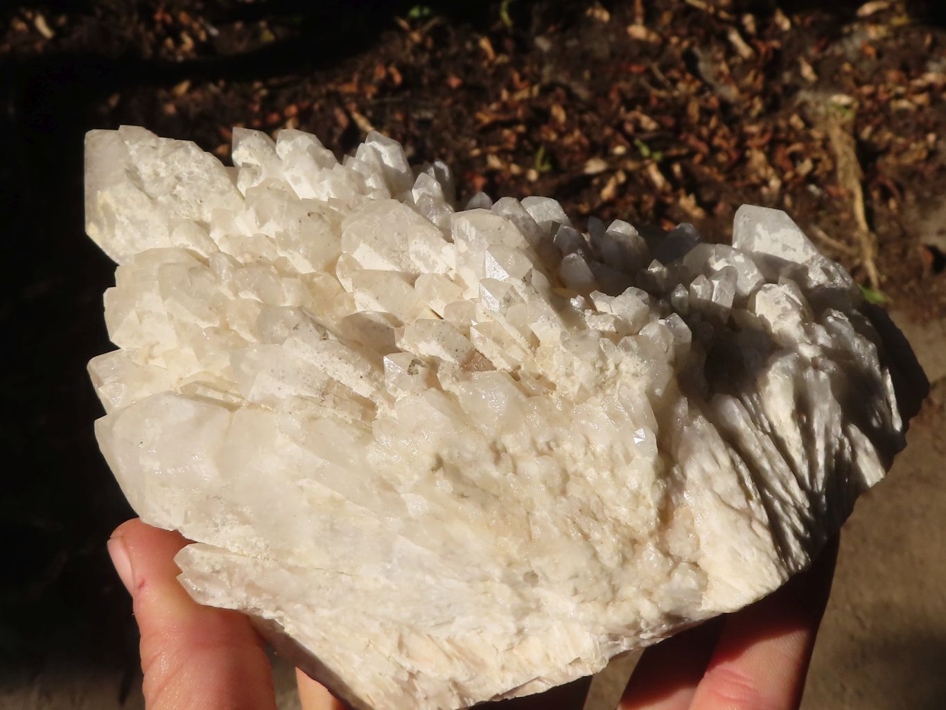 Natural Pineapple / Candle Quartz Clusters  x 2 From Madagascar - Toprock Gemstones and Minerals 