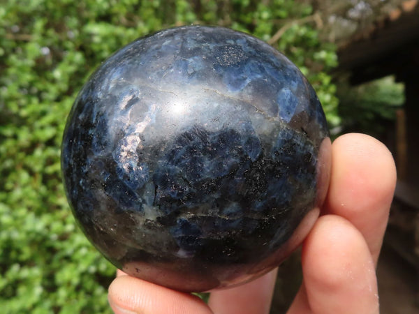 Polished Small Iolite / Water Sapphire Spheres  x 6 From Madagascar - Toprock Gemstones and Minerals 