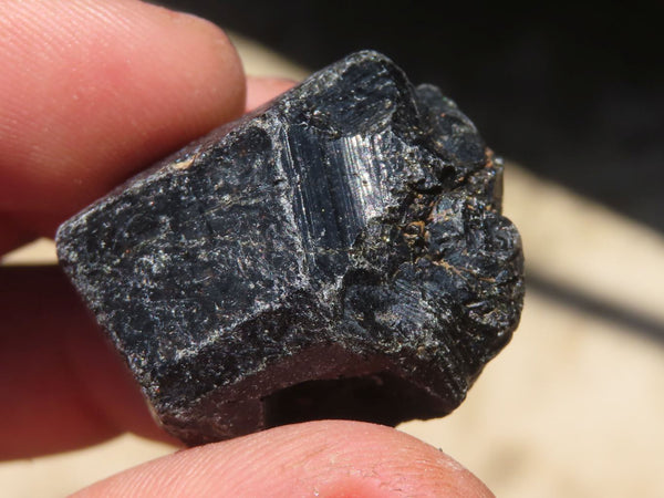Polished Rough Schorl Black Tourmaline Crystals  x 2 Kg Lot From Zambia - TopRock