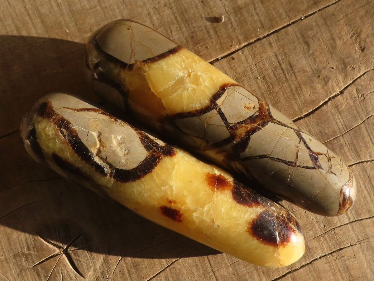 Polished Septerye Massage Wands x 5 From Madagascar - Toprock Gemstones and Minerals 