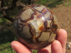 Polished Septerye (Calcite & Aragonite) Spheres  x 4 From Mahajanga, Madagascar - TopRock