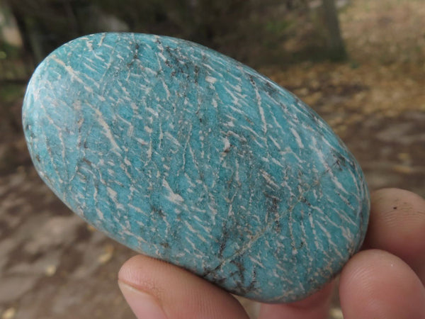 Polished Kobi Blue Amazonite Gallets x 14 From Zimbabwe - TopRock