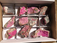 Natural Salrose Cobaltion Dolomite Specimens x 12 From Kakanda, Congo - Toprock Gemstones and Minerals 