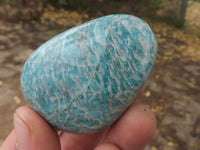 Polished Kobi Blue Amazonite Gallets x 14 From Zimbabwe - TopRock