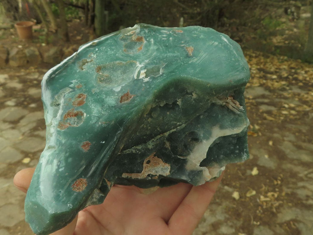 Polished Green Mtorolite Free Forms  x 4 From Mutorashanga, Zimbabwe - TopRock