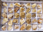 Natural Small Golden Lemonite / Limonite Quartz Clusters  x 36 From Zambia - Toprock Gemstones and Minerals 