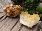Natural Small Golden Lemonite / Limonite Quartz Clusters  x 36 From Zambia - Toprock Gemstones and Minerals 