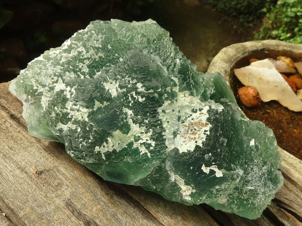 Natural Extra Large Stepped Fluorite Specimen  x 1 From Uis, Namibia