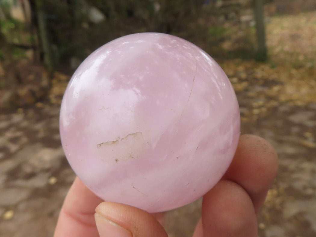 Polished Pink Rose Quartz Spheres  x 6 From Ambatondrazaka, Madagascar - TopRock