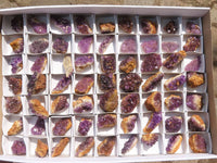 Natural Small Dark "Amethystos" Amethyst Clusters x 63 From Kwaggafontein, South Africa - TopRock