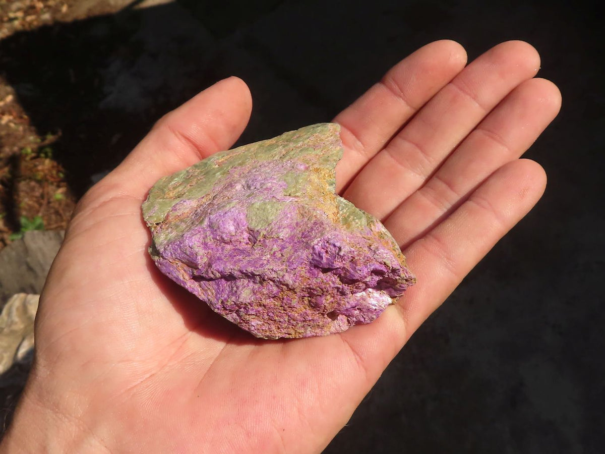 Natural Rough Stichtite Cobbed Specimens x 12 From Barberton, South Africa - Toprock Gemstones and Minerals 
