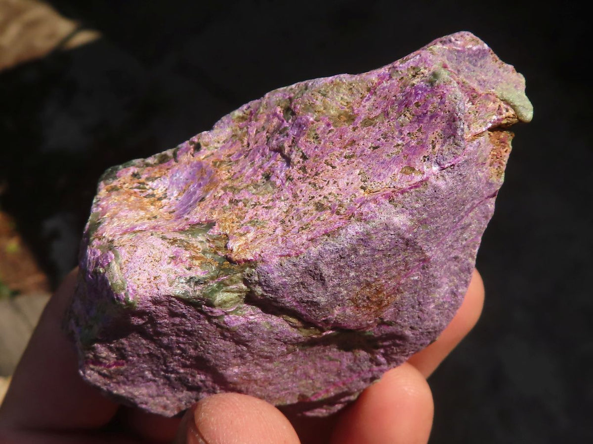 Natural Rough Stichtite Cobbed Specimens x 12 From Barberton, South Africa - Toprock Gemstones and Minerals 