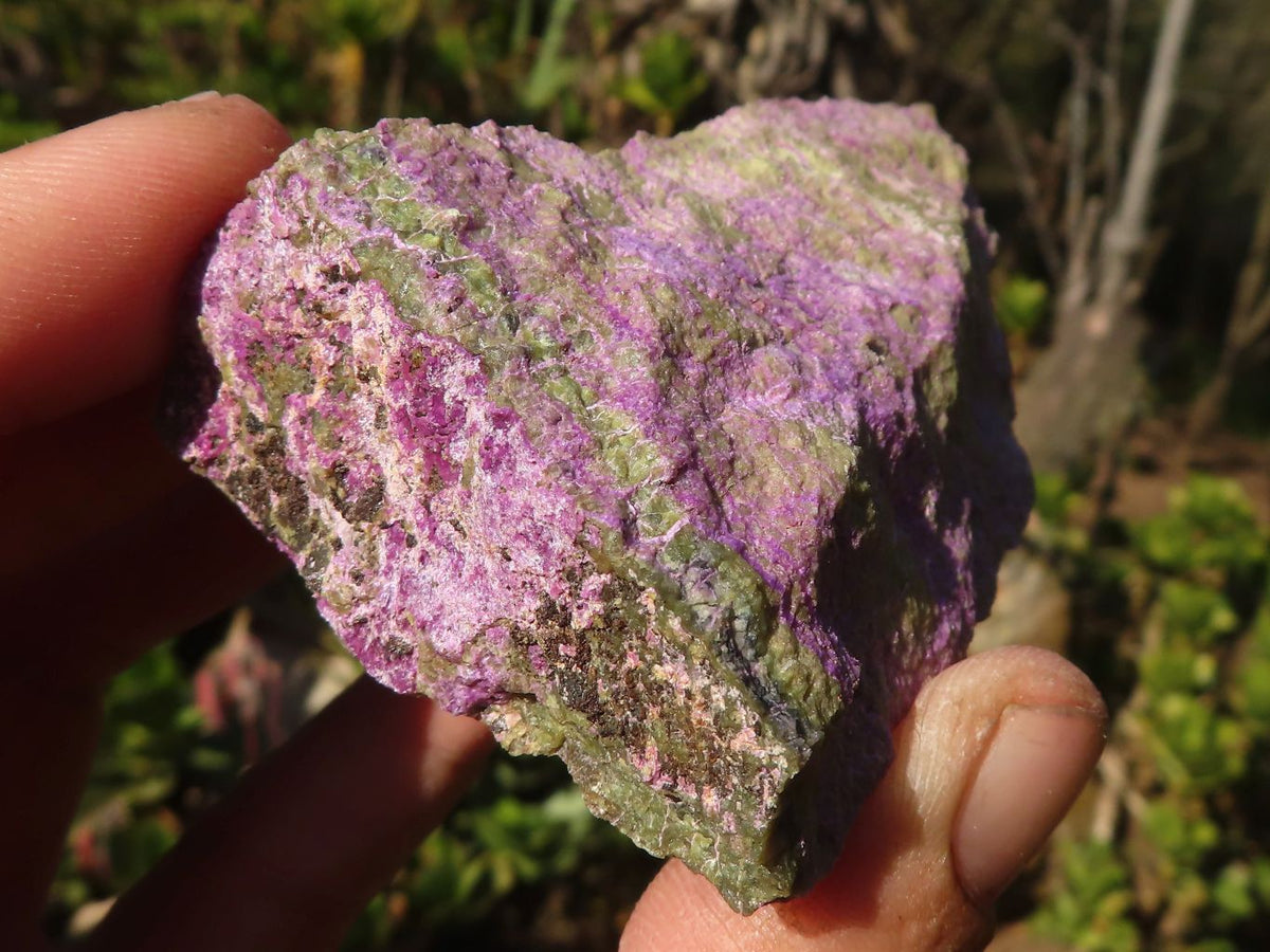 Natural Rough Stichtite Cobbed Specimens x 12 From Barberton, South Africa - Toprock Gemstones and Minerals 
