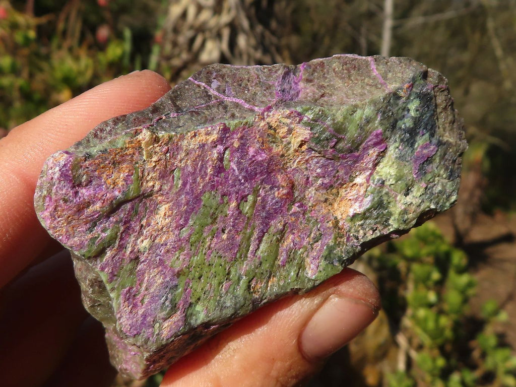 Natural Rough Stichtite Cobbed Specimens x 12 From Barberton, South Africa - Toprock Gemstones and Minerals 
