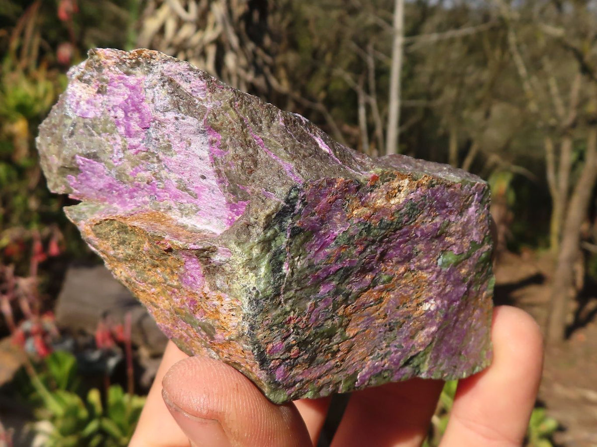 Natural Rough Stichtite Cobbed Specimens x 12 From Barberton, South Africa - Toprock Gemstones and Minerals 