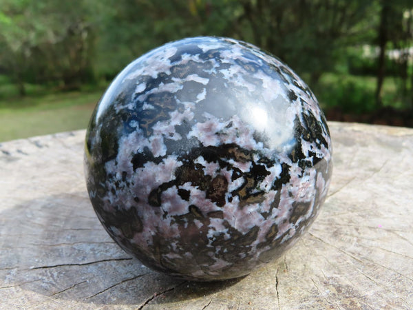 Polished Large Stunning Gabbro Merlinite Ball x 1 From Madagascar - TopRock