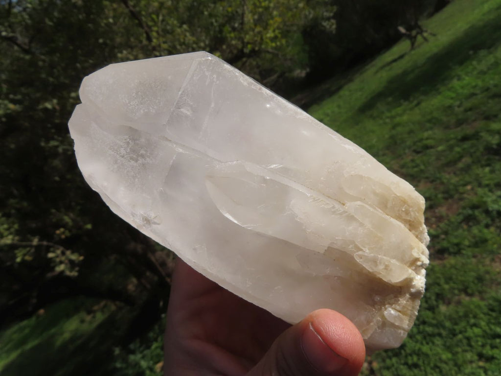 Natural Mixed Quartz Clusters & Crystals  x 4 From Madagascar - TopRock