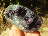 Natural Rough Watermelon Fluorite Cobbed Specimens  x 12 From Uis, Namibia