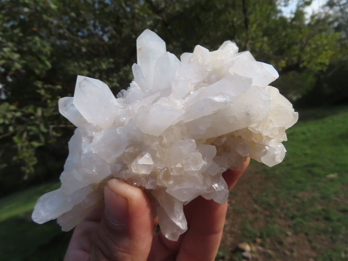 Natural Mixed Quartz Clusters & Crystals  x 4 From Madagascar - TopRock