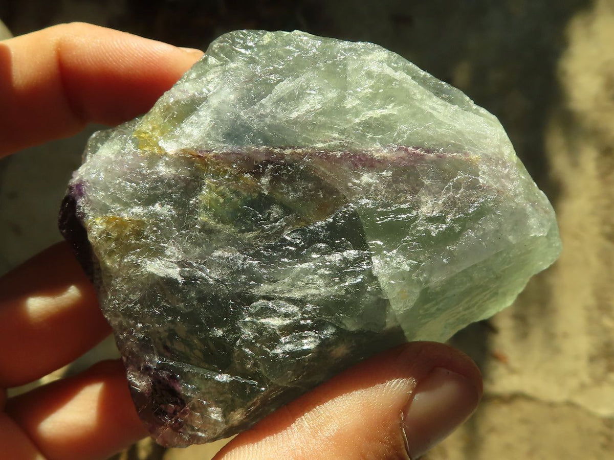 Natural Rough Watermelon Fluorite Cobbed Specimens  x 12 From Uis, Namibia - Toprock Gemstones and Minerals 