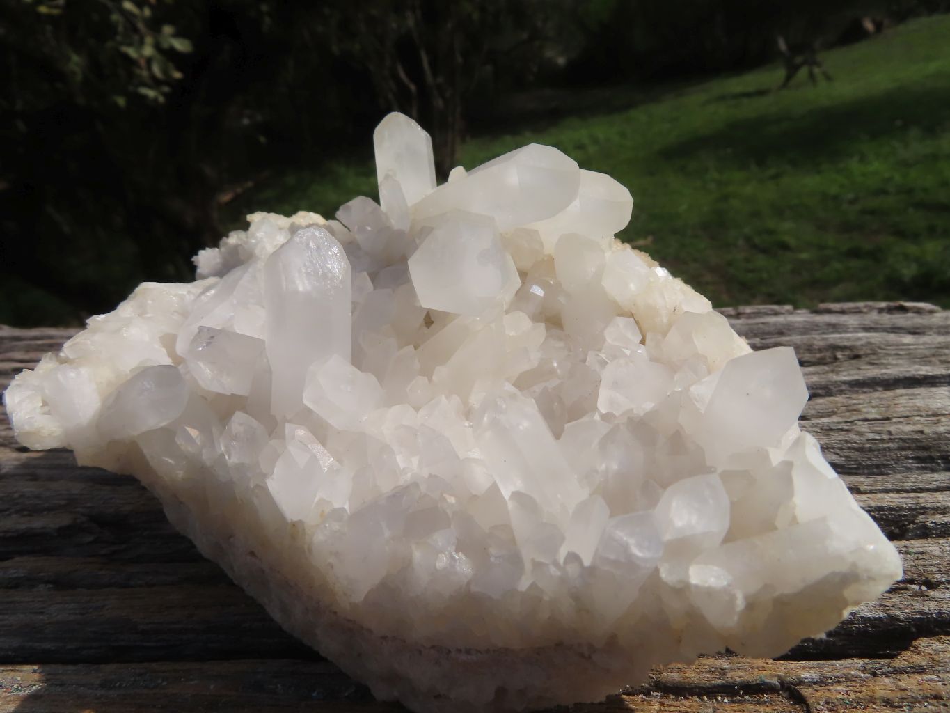 Natural Mixed Quartz Clusters & Crystals  x 4 From Madagascar - TopRock