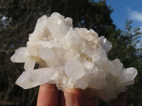 Natural Mixed Quartz Clusters & Crystals  x 4 From Madagascar - TopRock