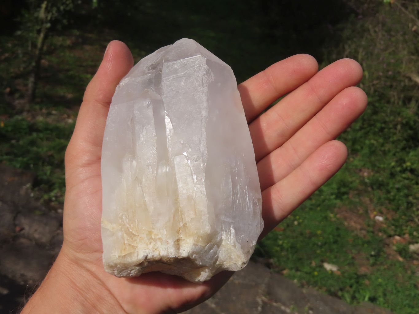 Natural Mixed Quartz Clusters & Crystals  x 4 From Madagascar - TopRock